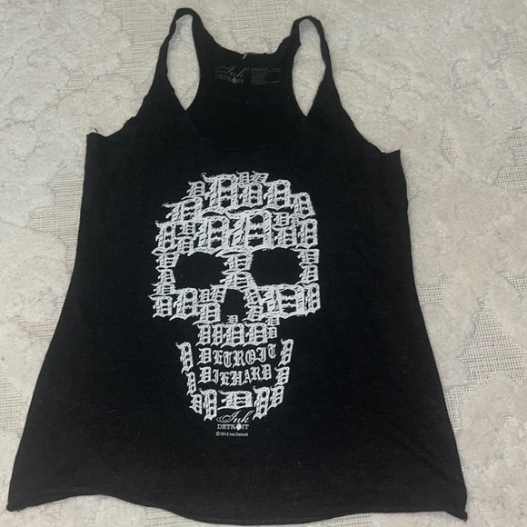 Ink Detroit skull tank S - Picture 1 of 4